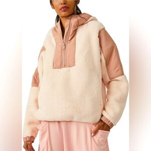 FREE PEOPLE Lead the Pack Pullover Fleece Jacket. NEW Cond. Women’s Med.